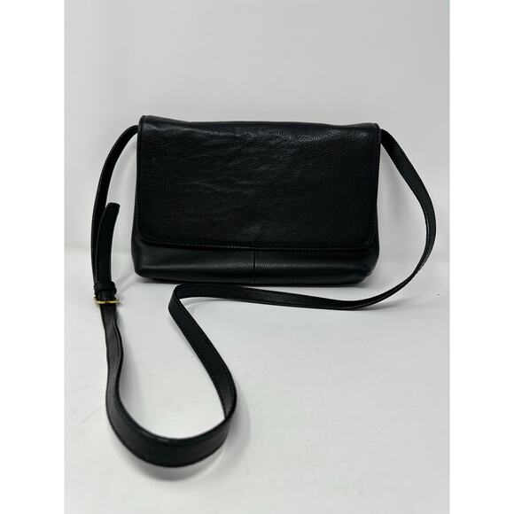 J. Crew Handbags - J. Crew Women's Black 100% Leather Classic Crossbody Shoulder Purse